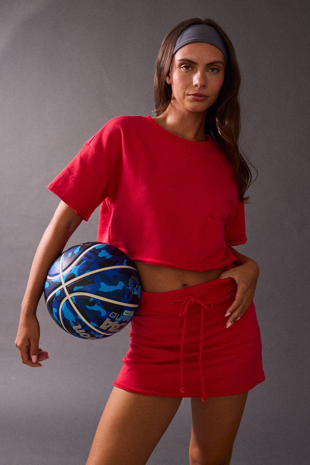 Nora Crop Top and Skort Set