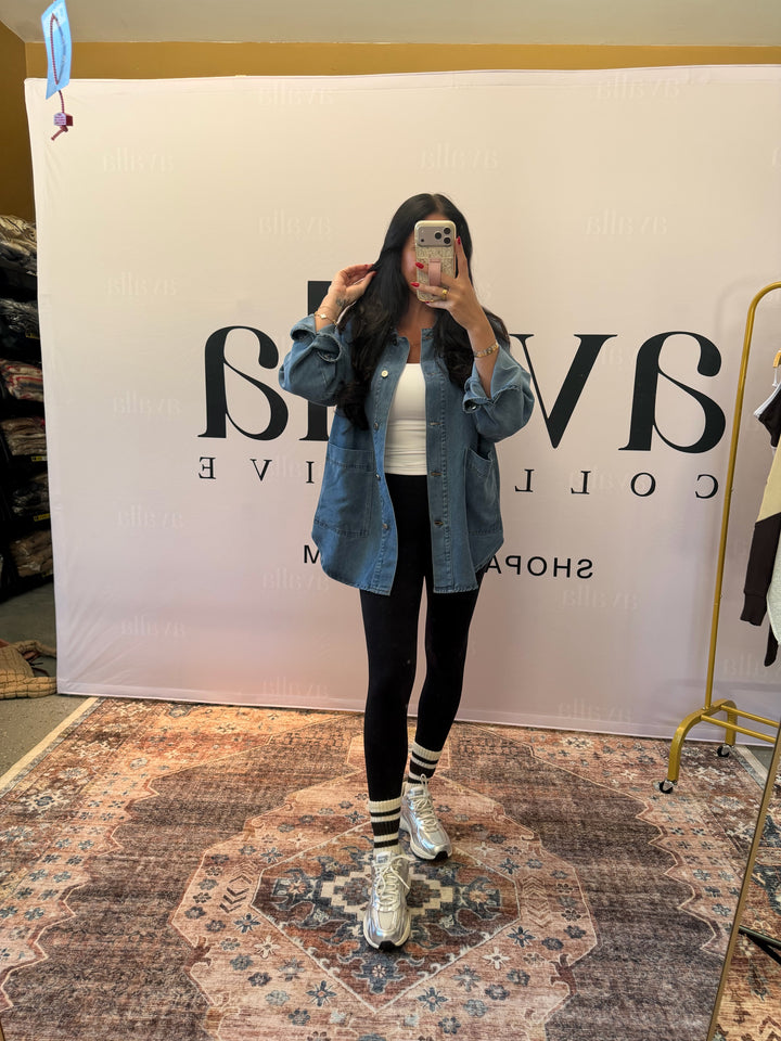 Courtside Oversized Shacket