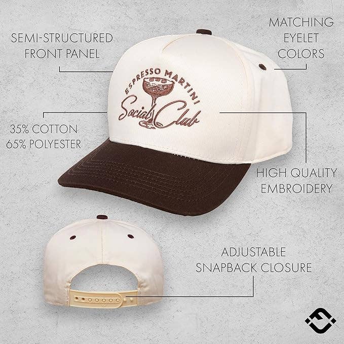 Espresso Martini Social Club Hat