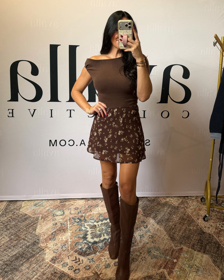 Blair Floral Mini Skirt