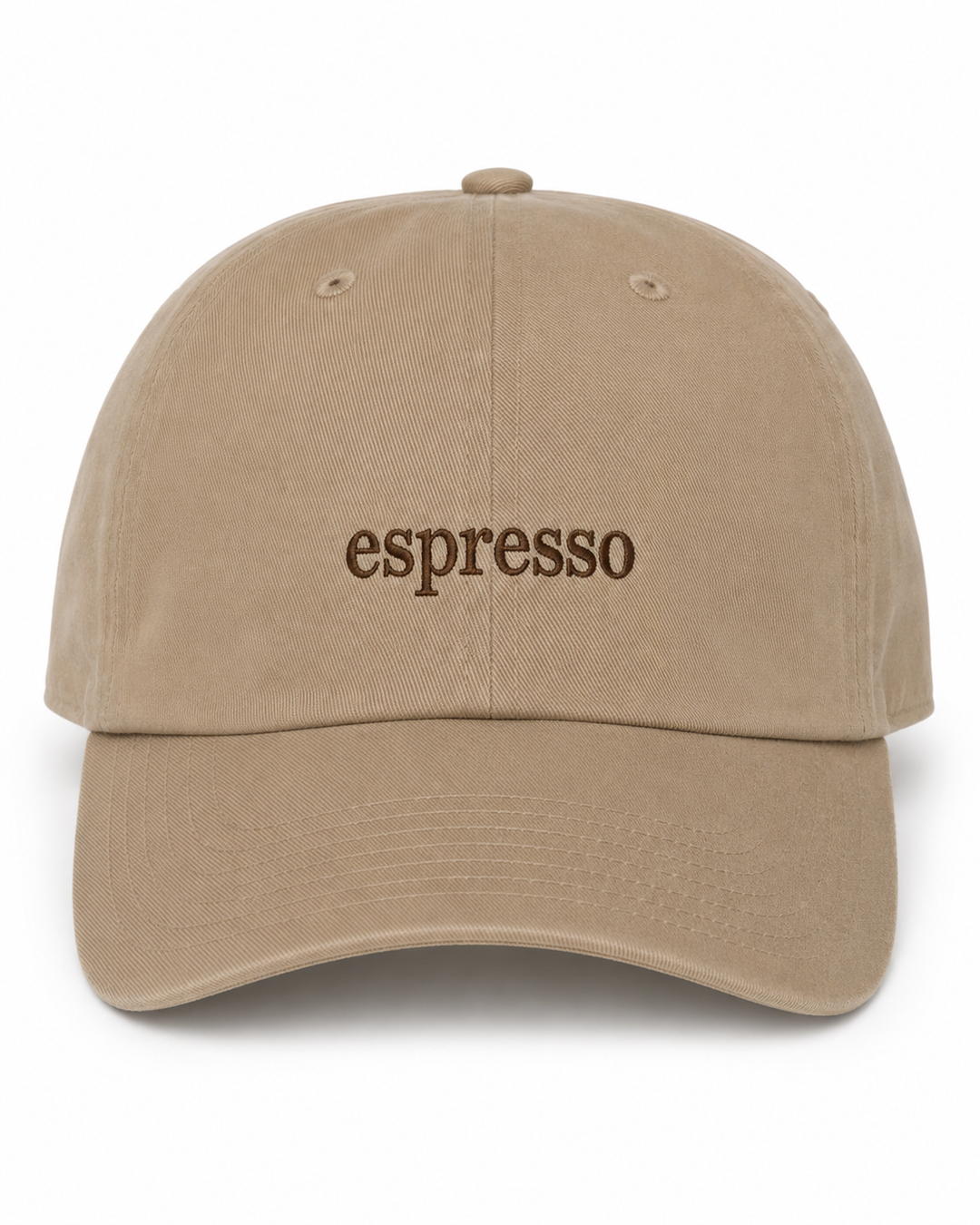 Espresso Embroidered Dad Hat