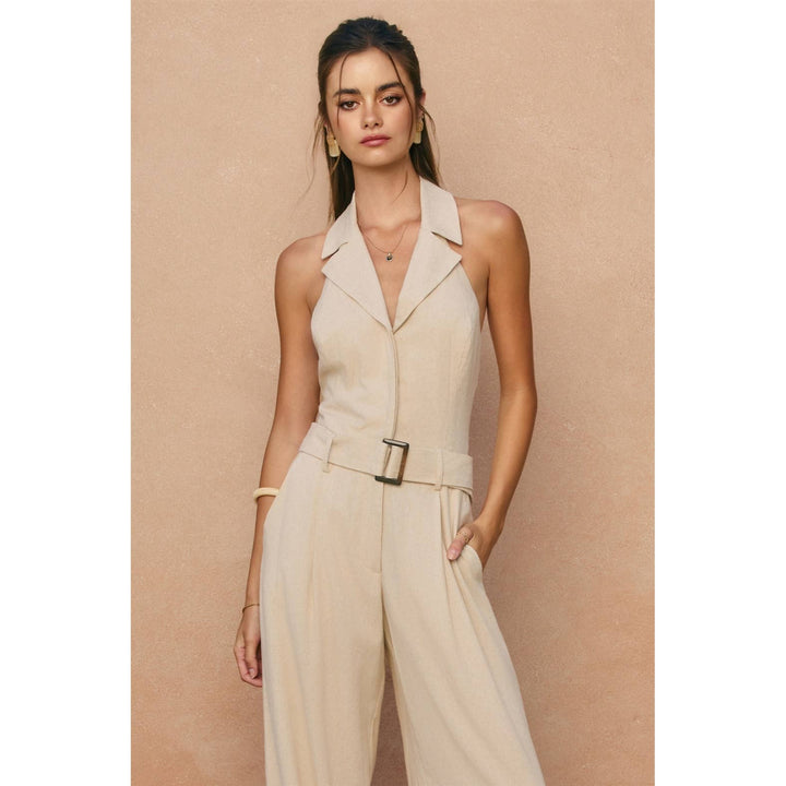 Bari Halter Neck Jumpsuit