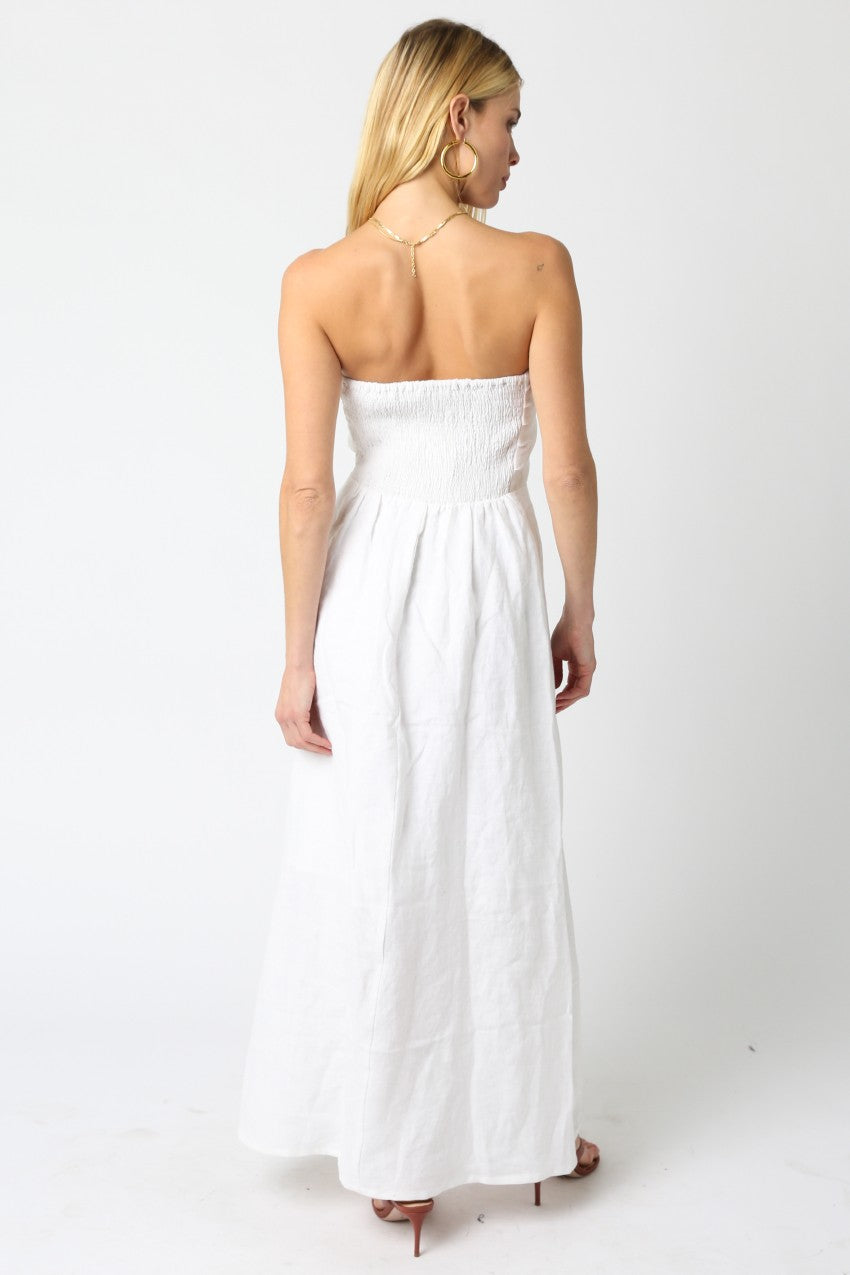 Portofino Linen Maxi Dress