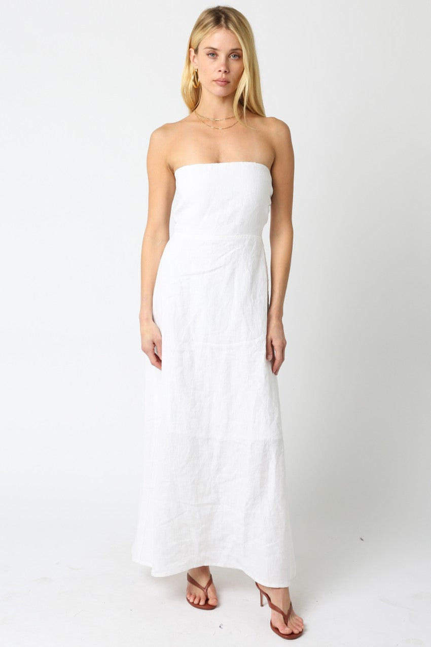 Portofino Linen Maxi Dress