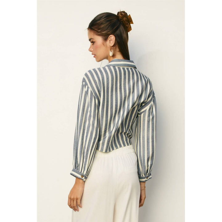 Hamptons Stripe Knot Front Shirt