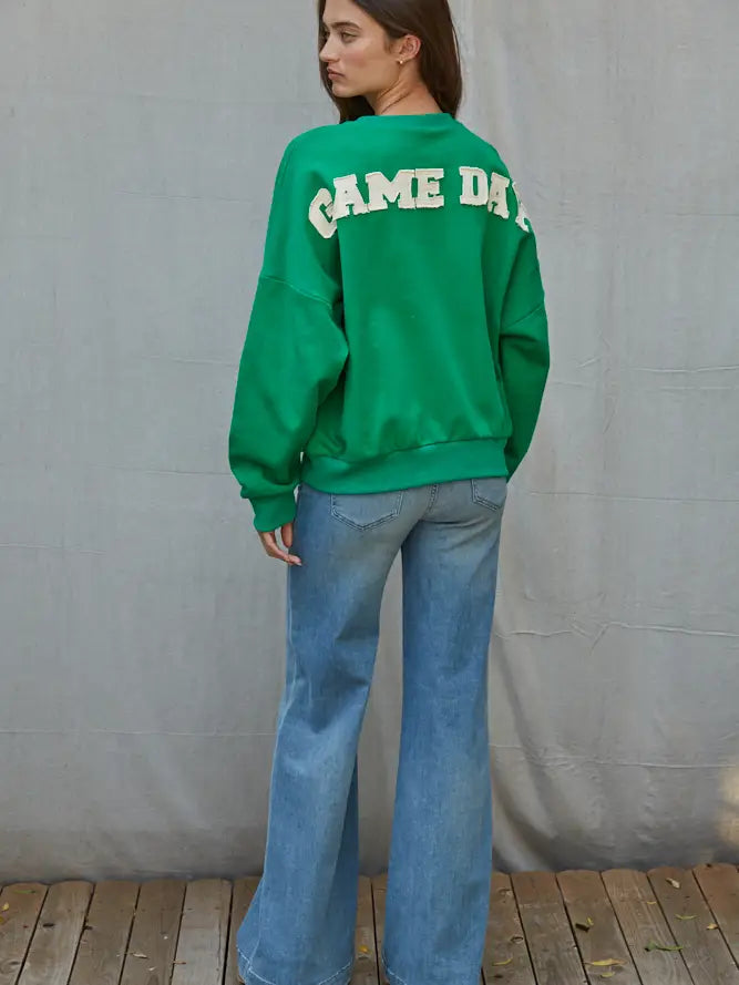Game Day Oversized Crewneck Sweatshirt
