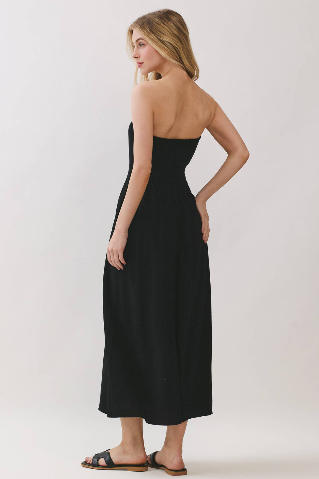 Martina Linen Midi Dress
