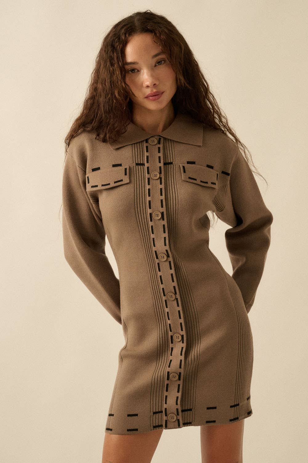 Kensington Knit Sweater Dress