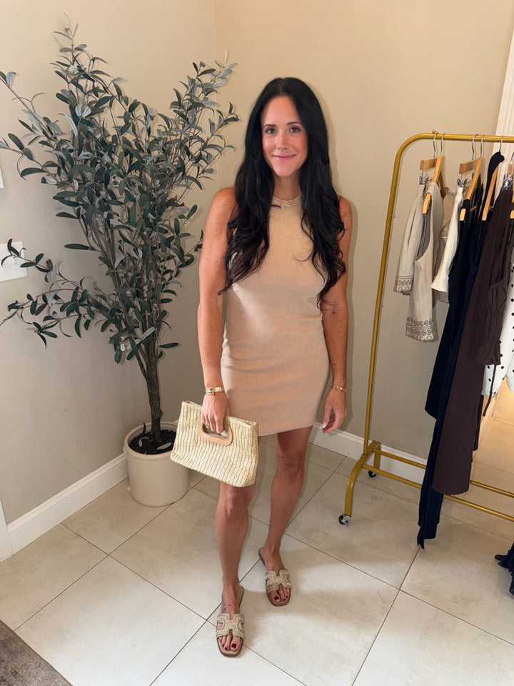 Lucia Acid Washed Ribbed Mini Dress