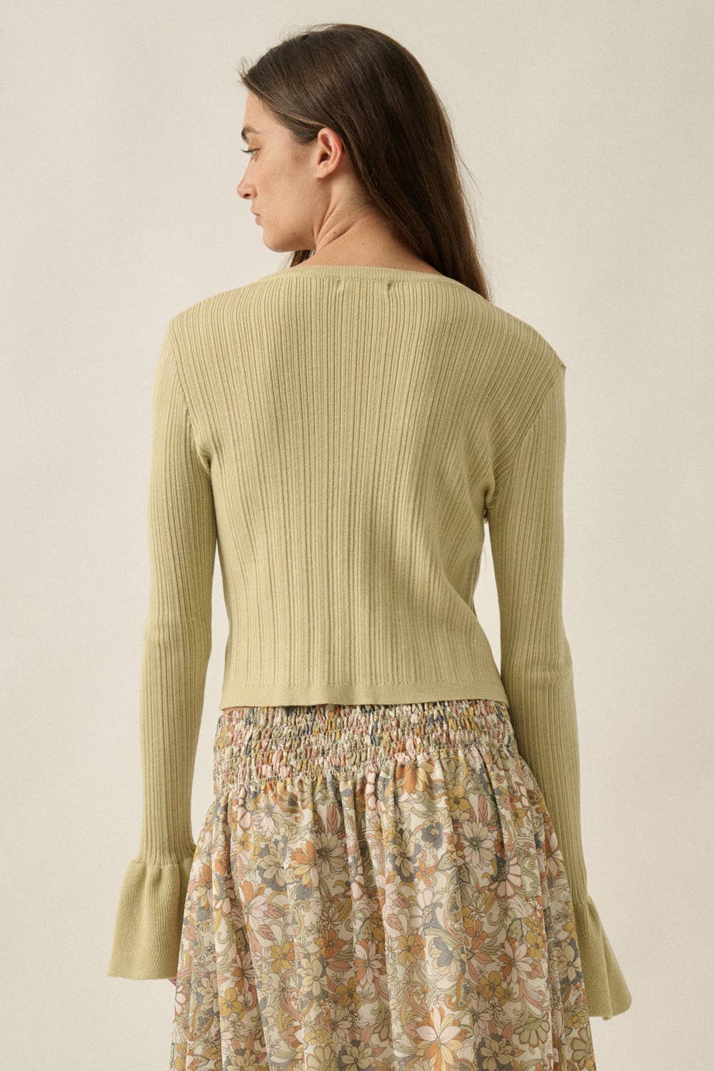 Palmer Tie-Front Knit Cardigan