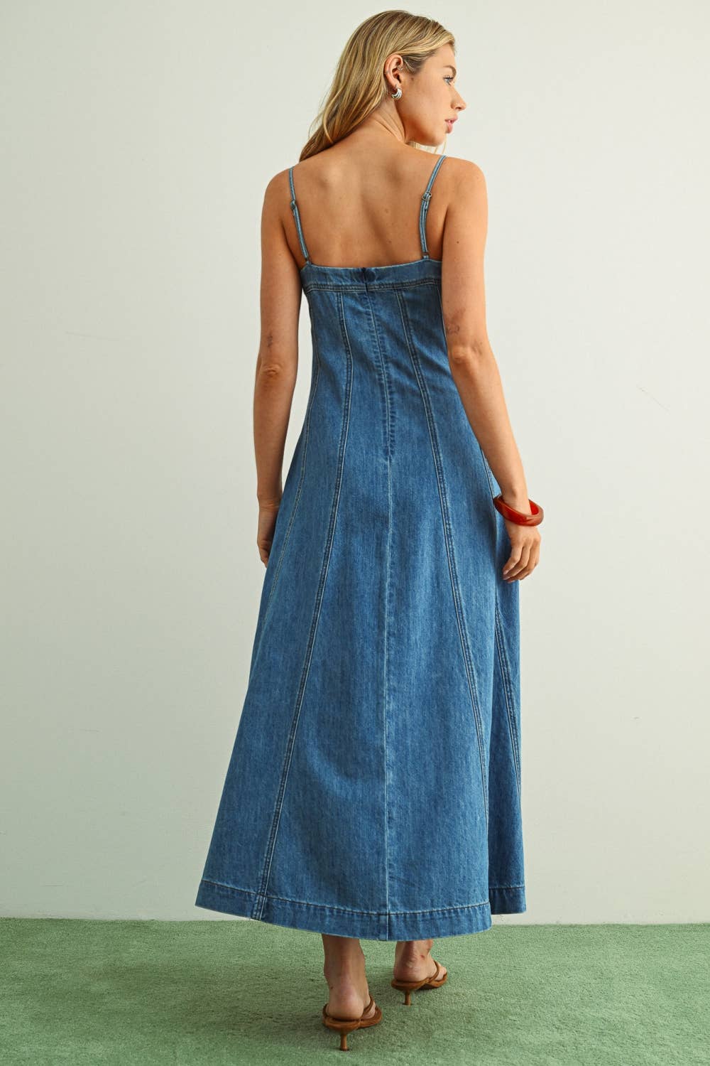 Indigo Maxi Denim Dress