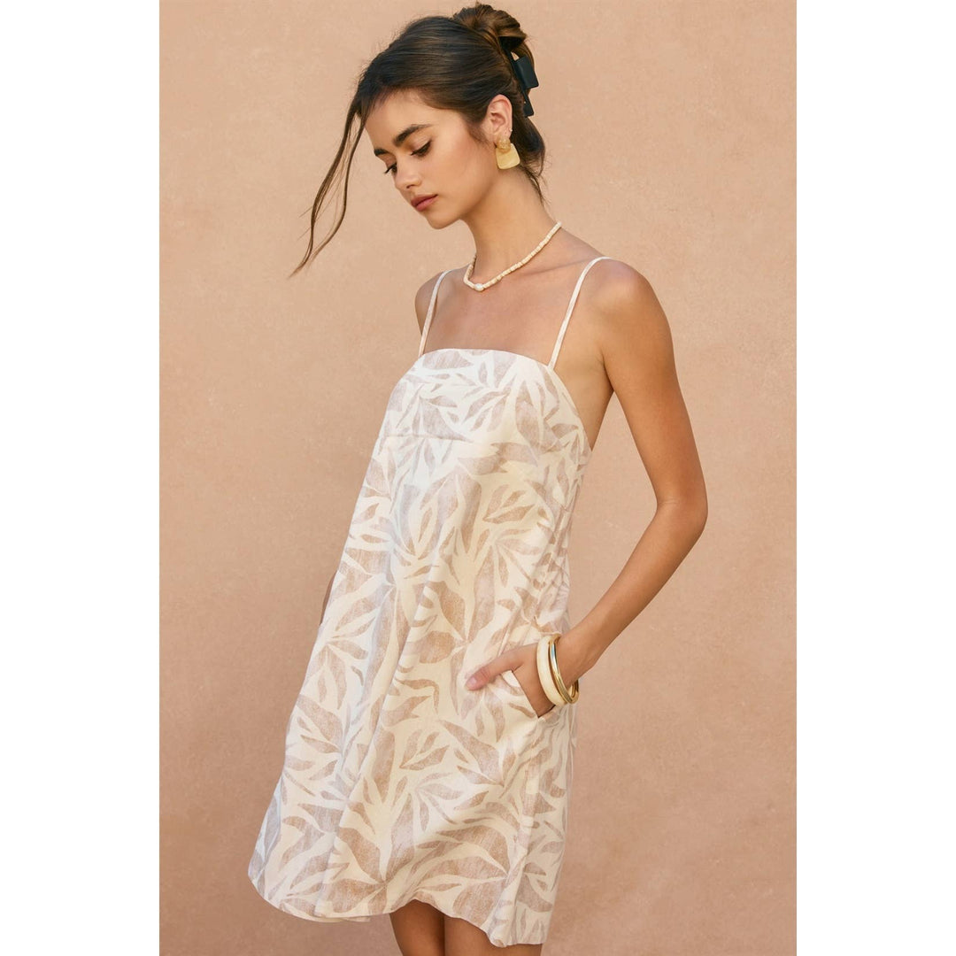 Driftwood Dreams A Line Mini Dress