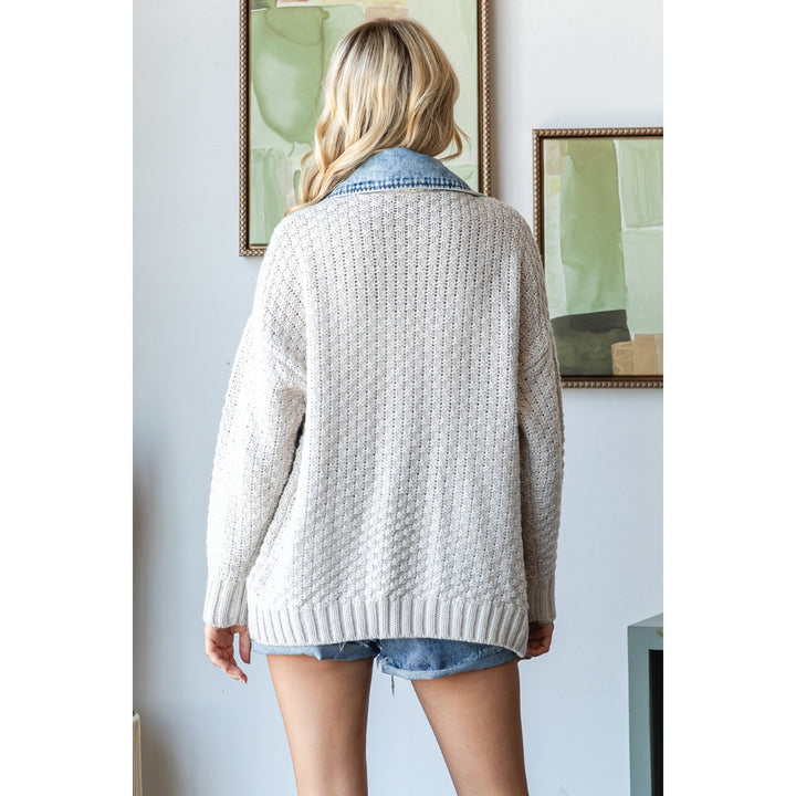 Camden Knit Denim Cardigan Jacket