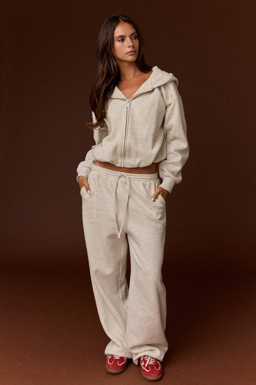 Sunday Reset Wide Leg Drawstring Sweatpants