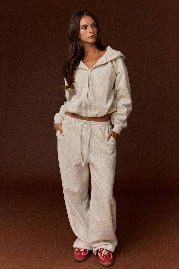 Sunday Reset Wide Leg Drawstring Sweatpants