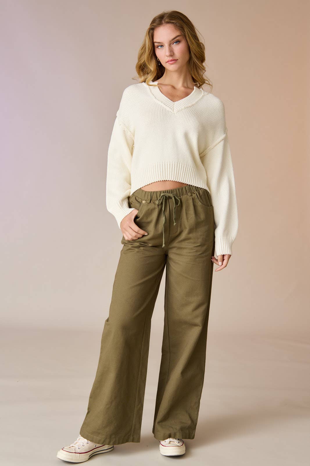 Nancy V Neck Sweater