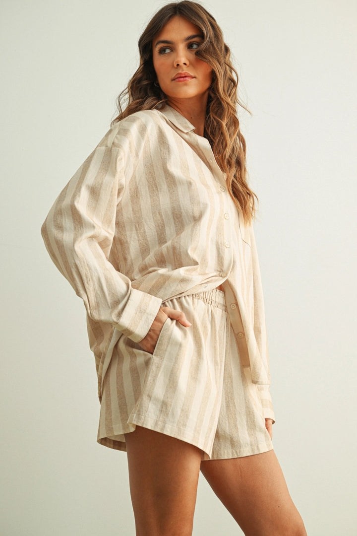 Banda Striped Short Set