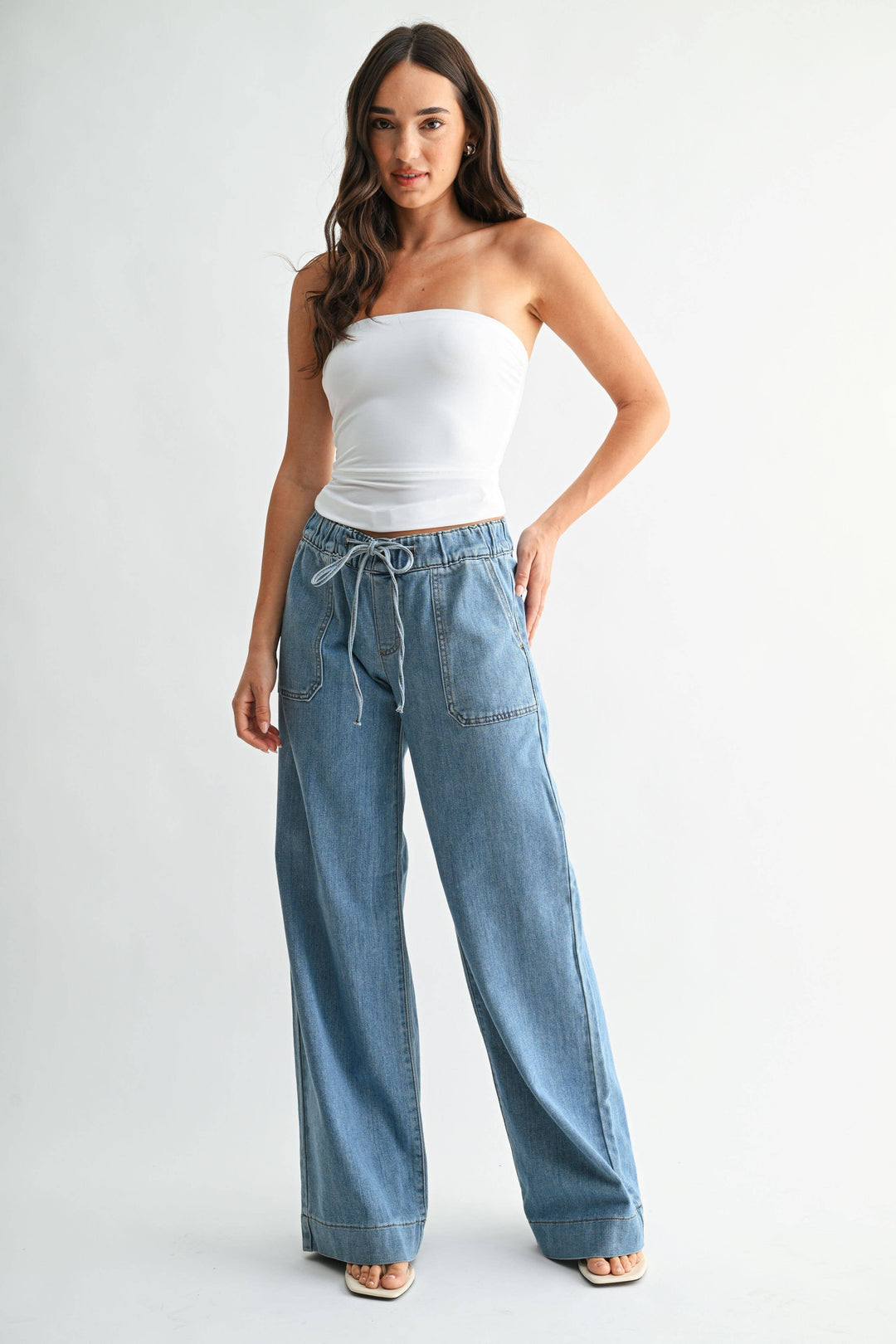 Utility Pocket Tied Waistband