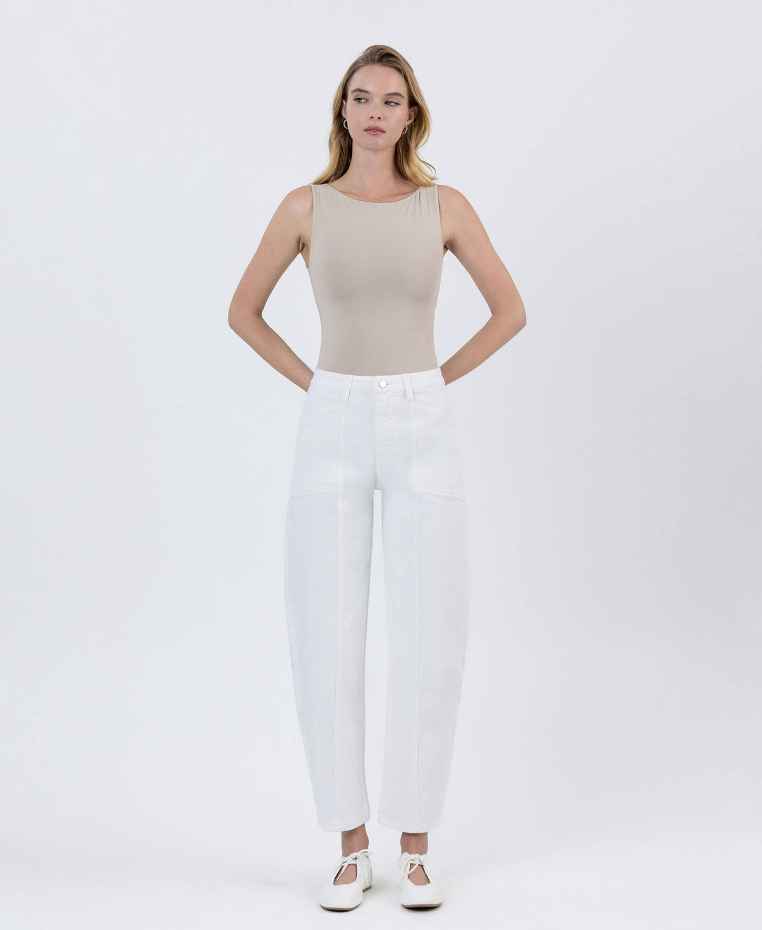 Flying Monkey High Rise Barrel Jeans