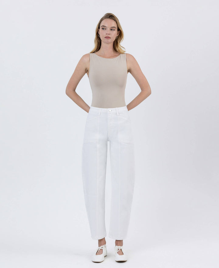 Flying Monkey High Rise Barrel Jeans