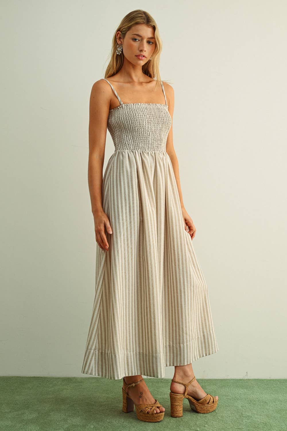 Mila Smock Maxi Dress
