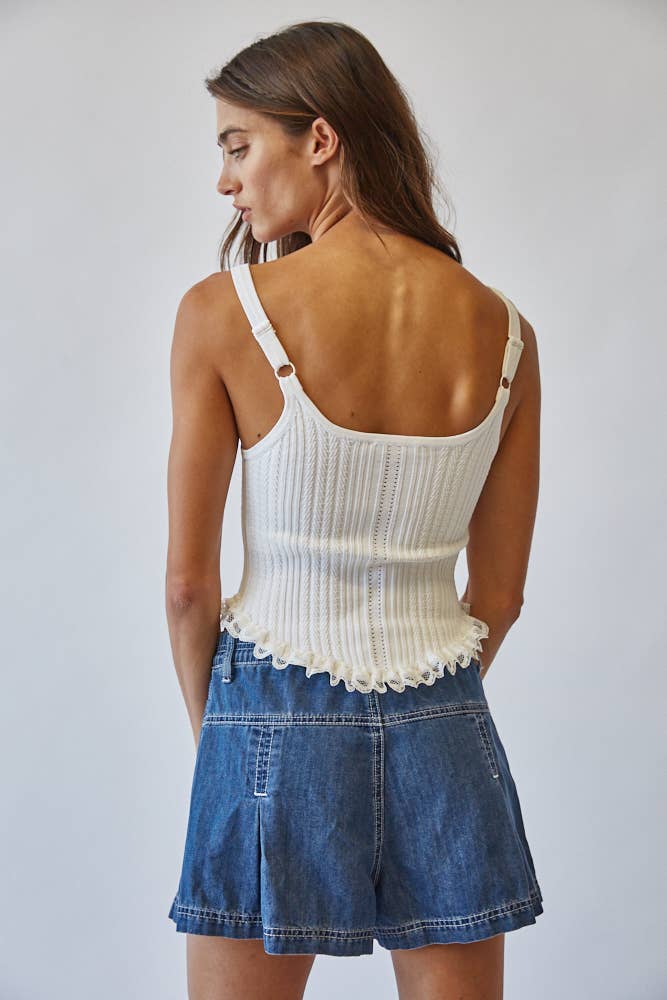 Chole Knit Corset Top