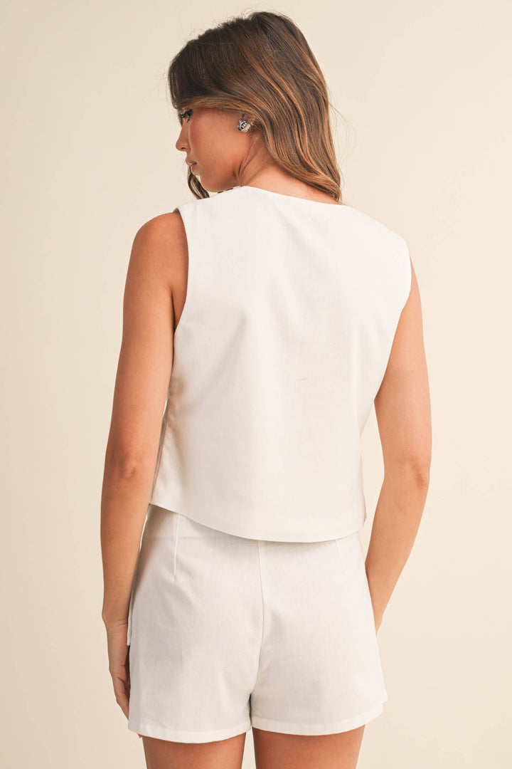 Sloane Linen Skort Set