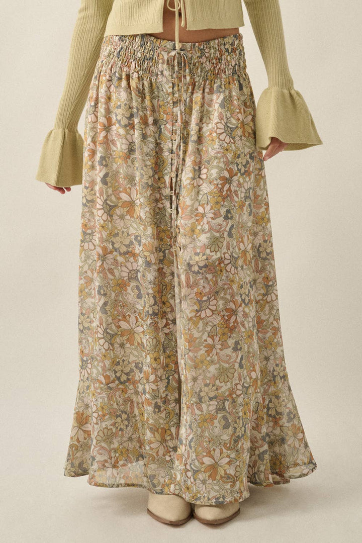 Flora Floral Maxi Skirt