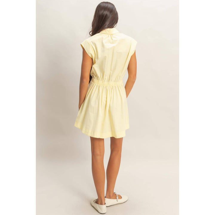 Rumi Sleeveless Collared Mini Dress
