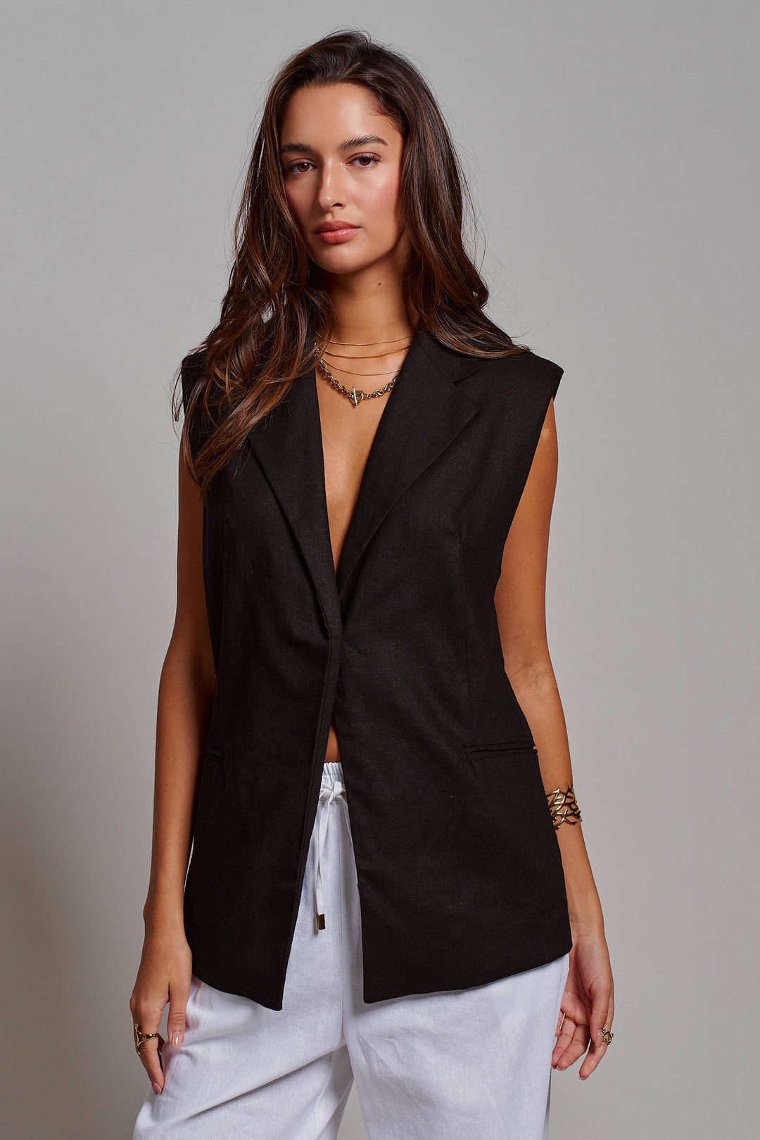 Monroe Tailored Notched Lapel Vest