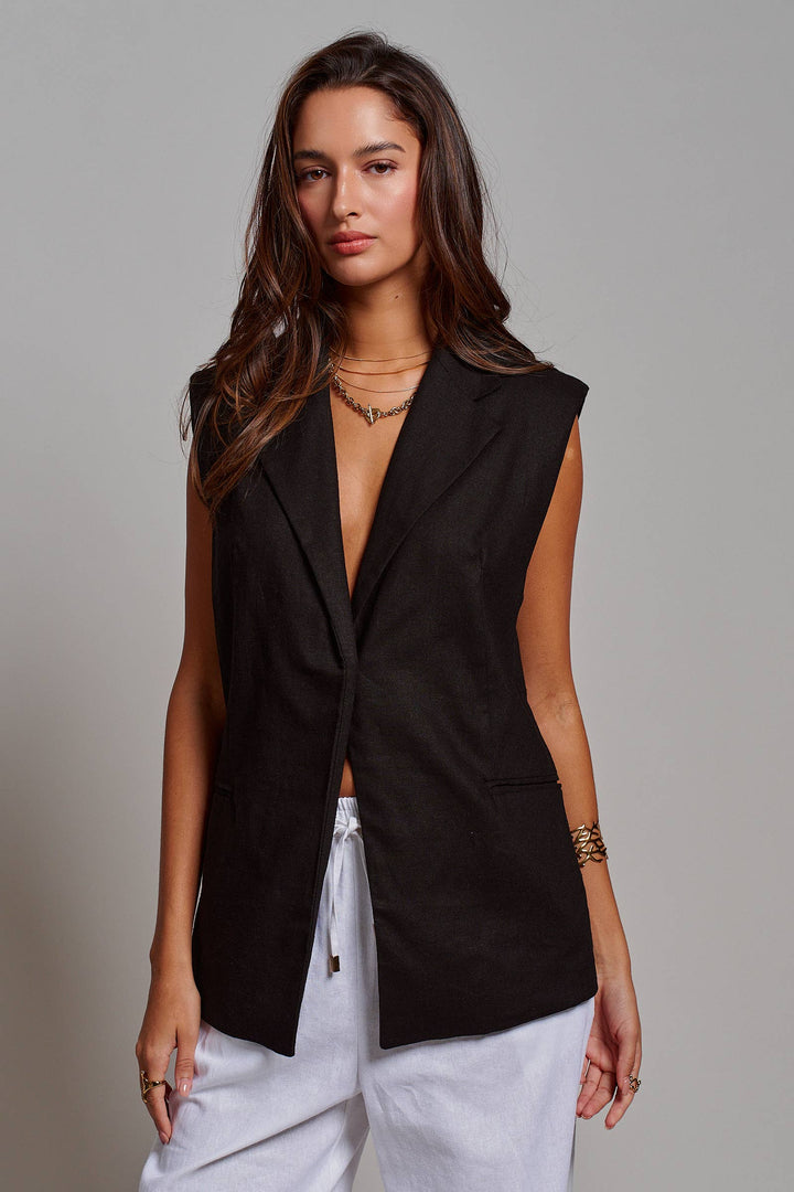 Monroe Tailored Notched Lapel Vest