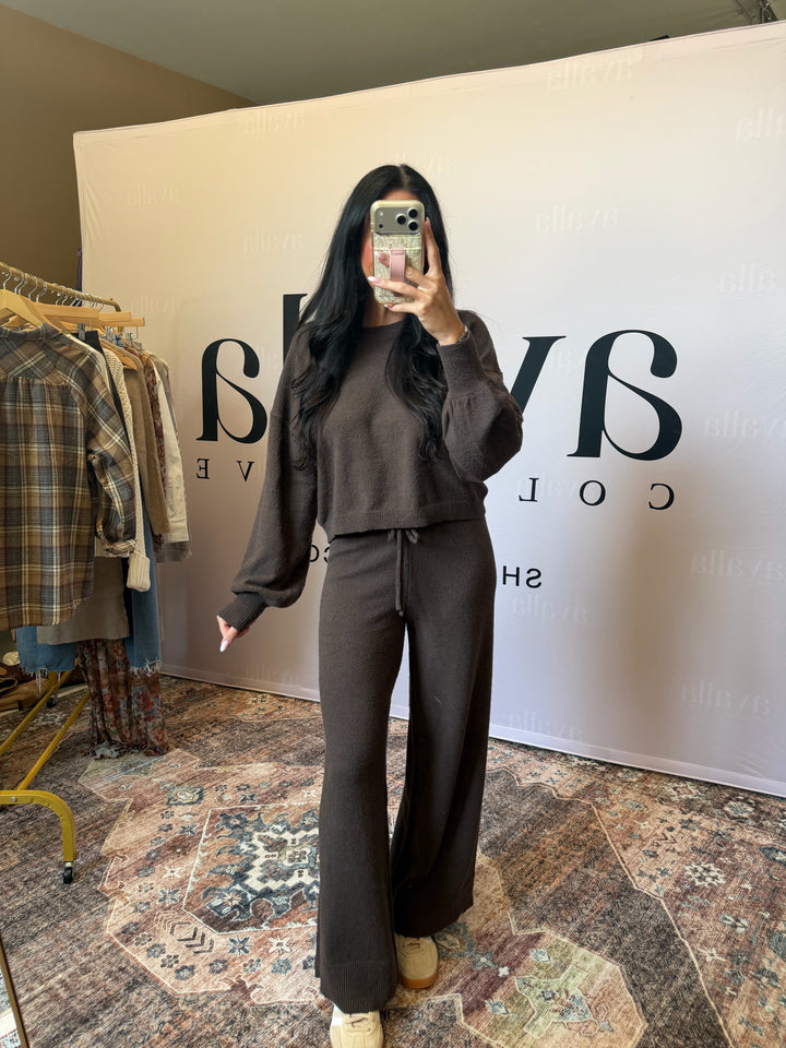 Andre Knit Wide Leg Pants
