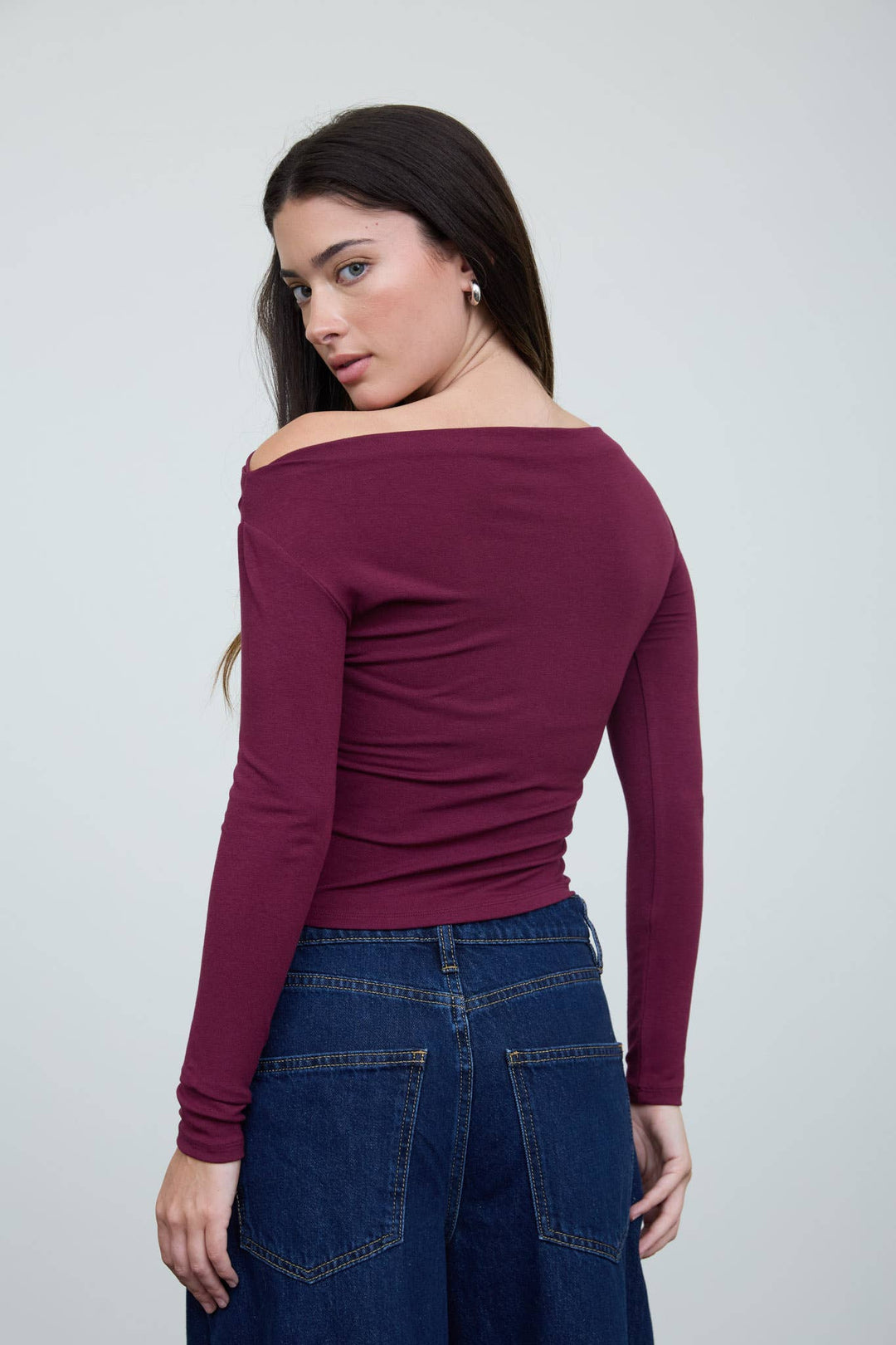 Maren Boat Neck Knit Top