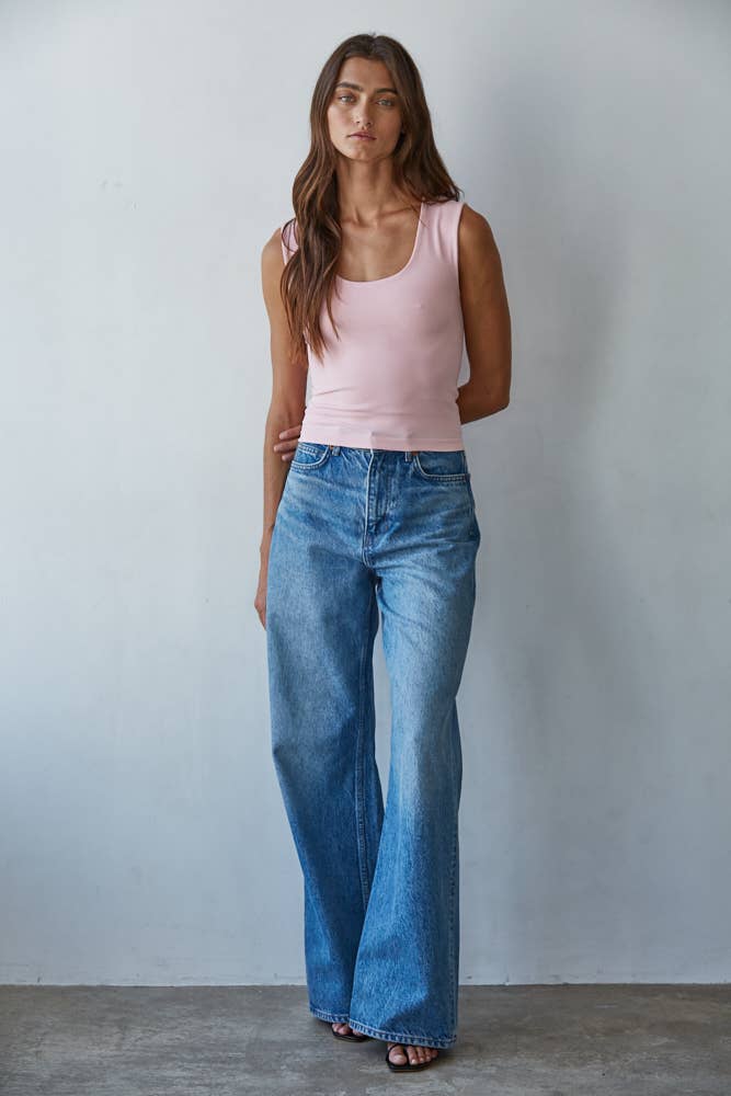 Double Layered Seamless Tank Top