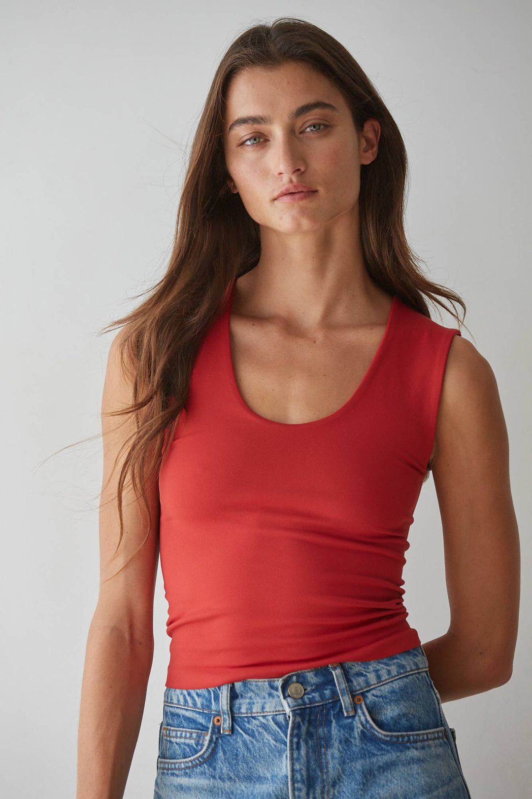 Double Layered Seamless Tank Top