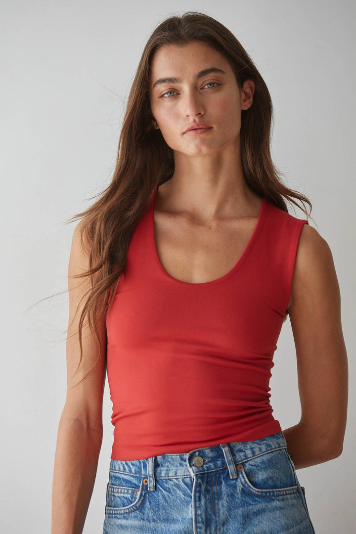 Double Layered Seamless Tank Top