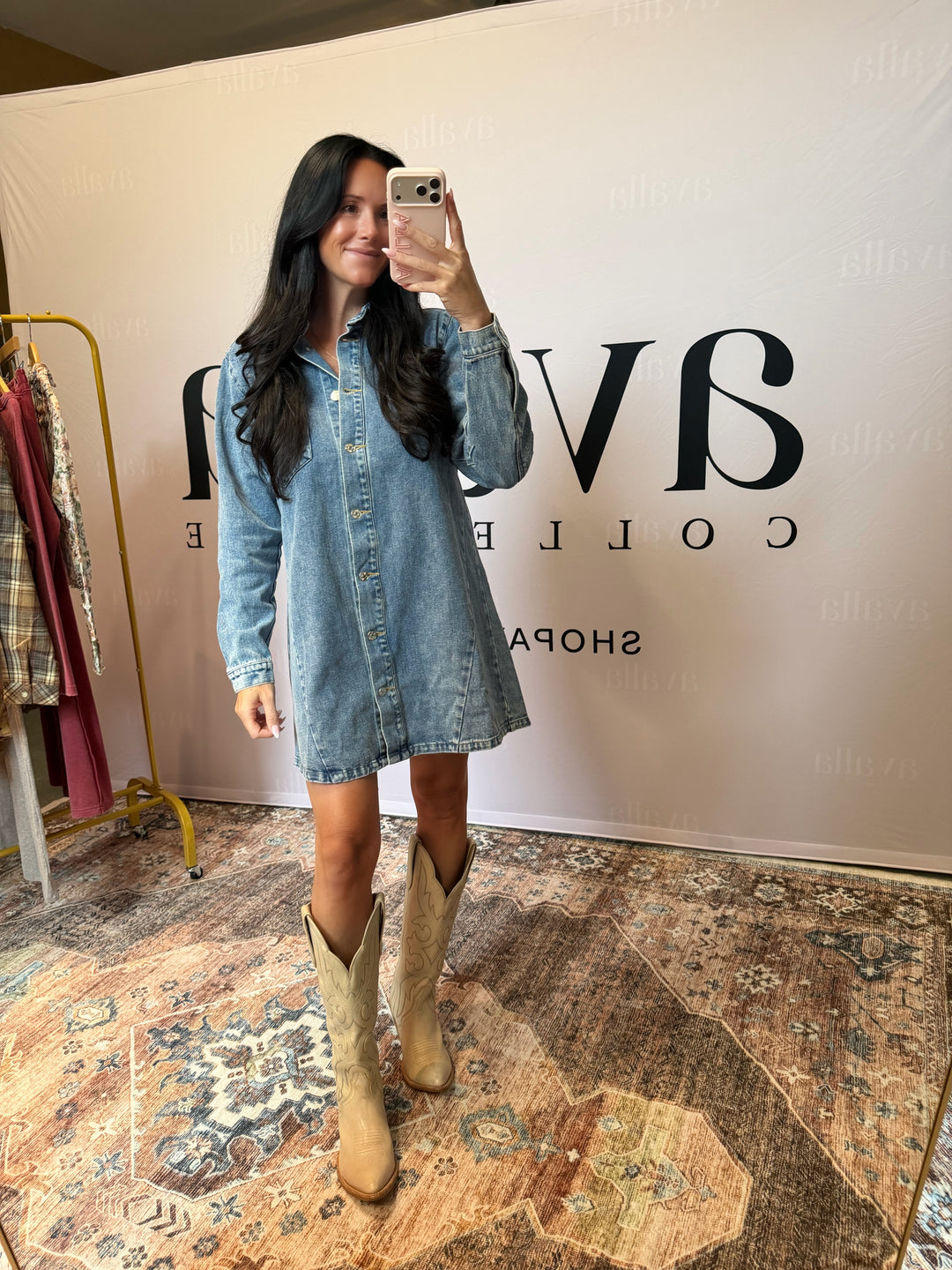 Maren Denim Shirt Dress
