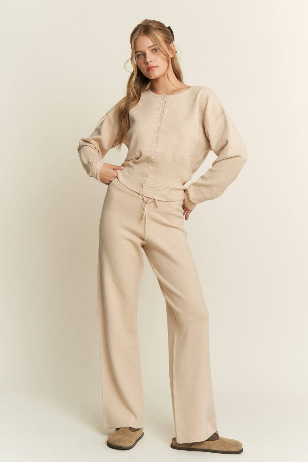Mila Knit Button Cardigan