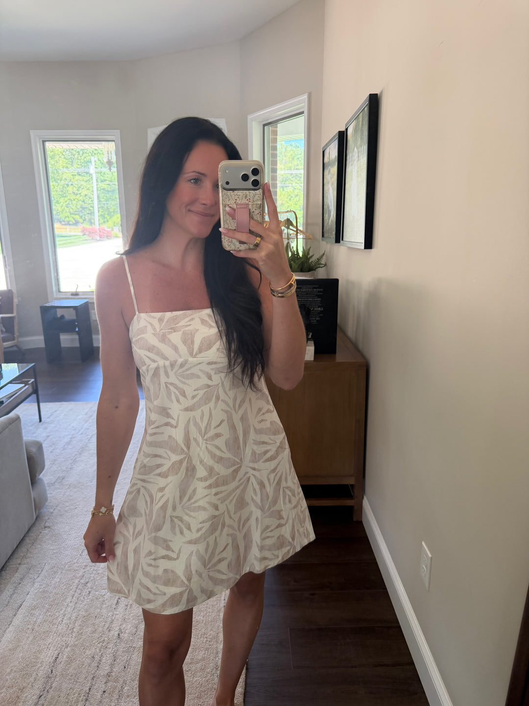 Driftwood Dreams A Line Mini Dress