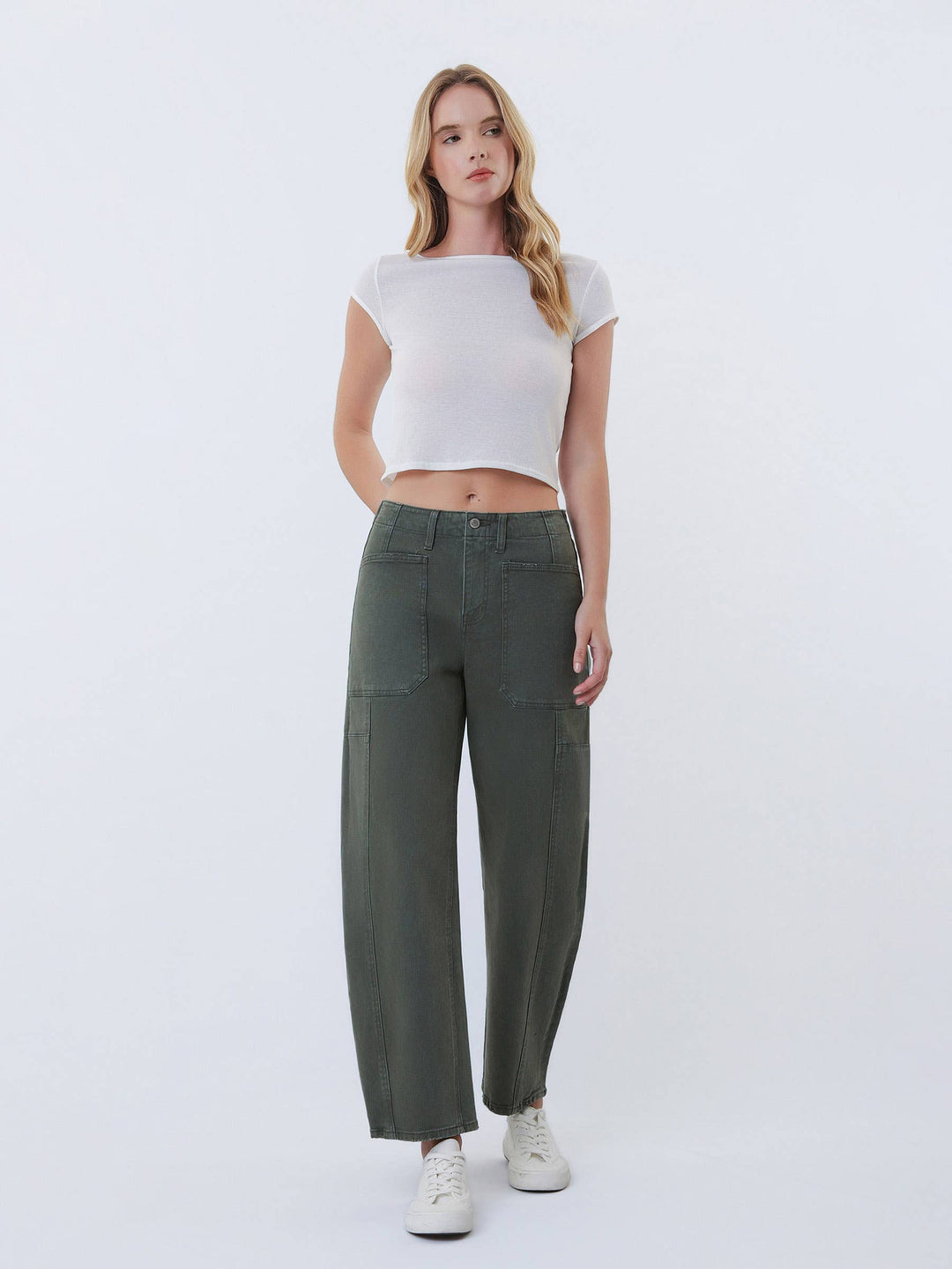Flying Monkey High Rise Barrel Jeans