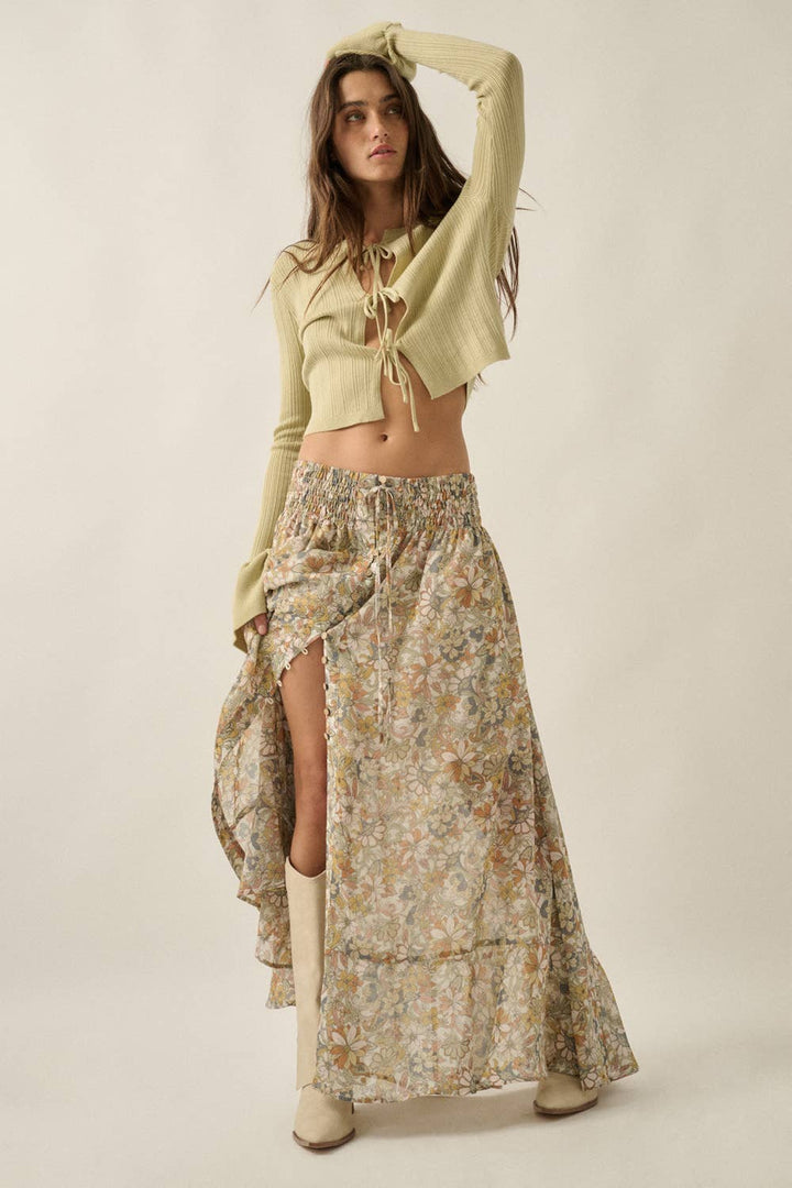 Flora Floral Maxi Skirt