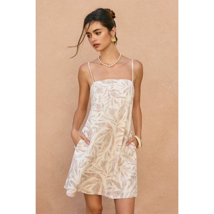 Driftwood Dreams A Line Mini Dress
