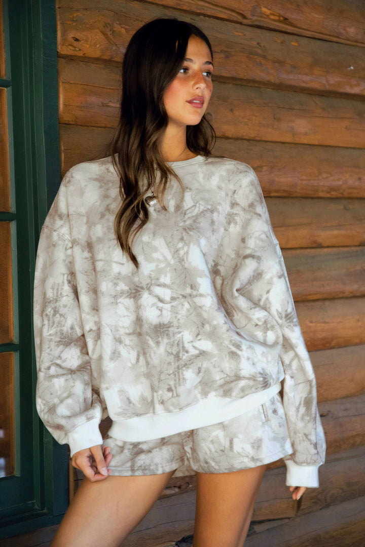Rowan Cloud Camo Crewneck