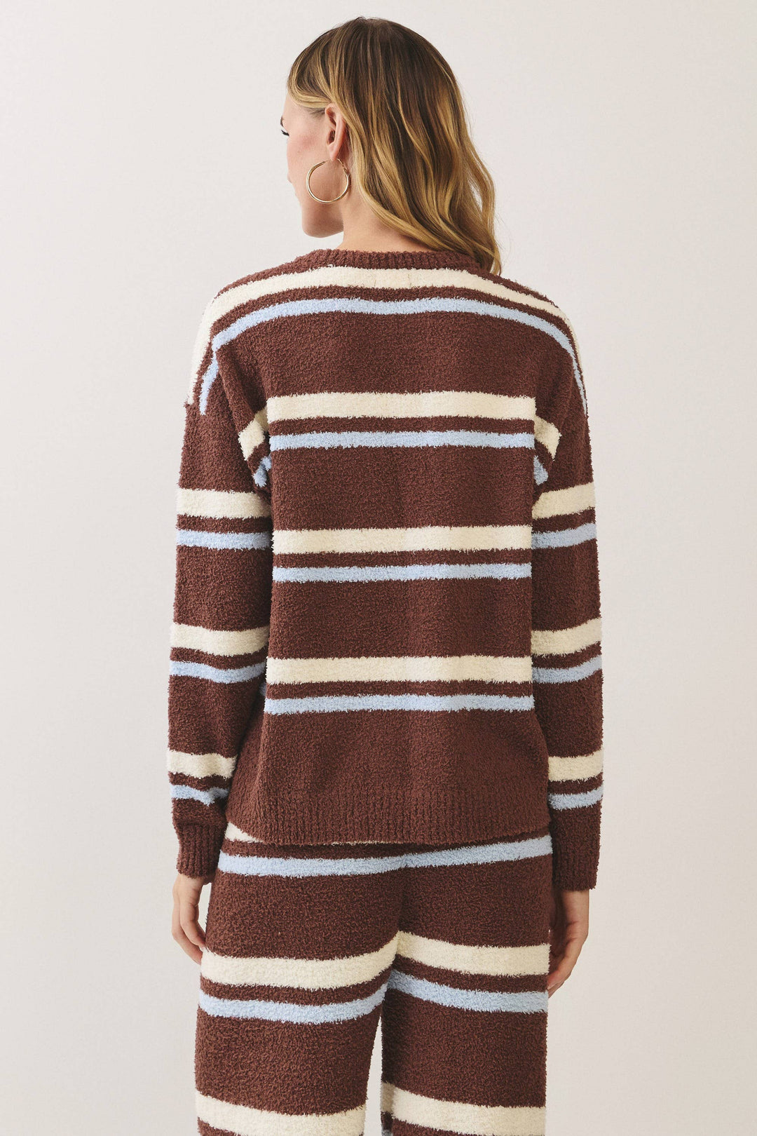 Marcella Striped Knit Set