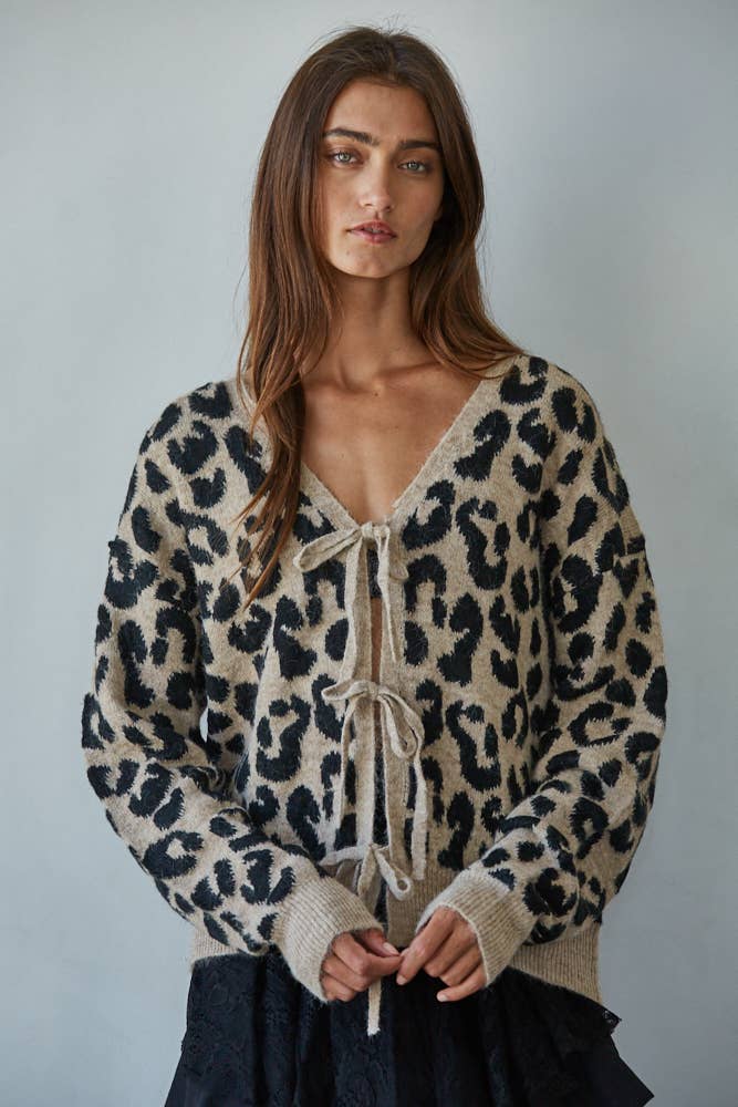 Selva Tie Front Cardigan