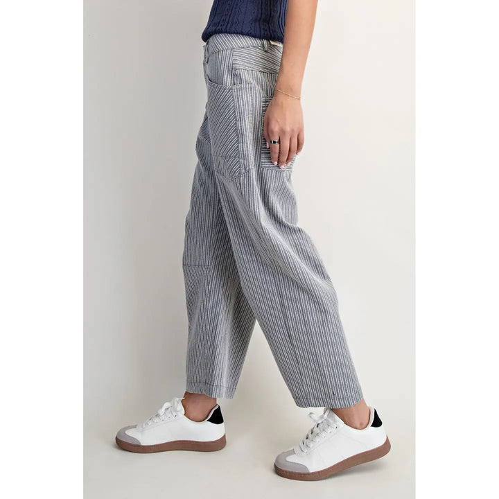 Arden Stripe Barrel Pants
