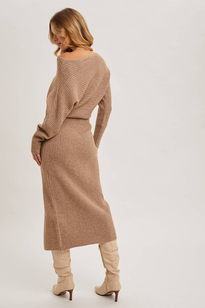 Aria One-Shoulder Midi