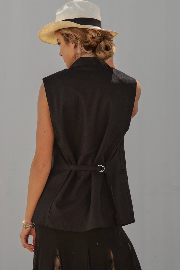 Monroe Tailored Notched Lapel Vest