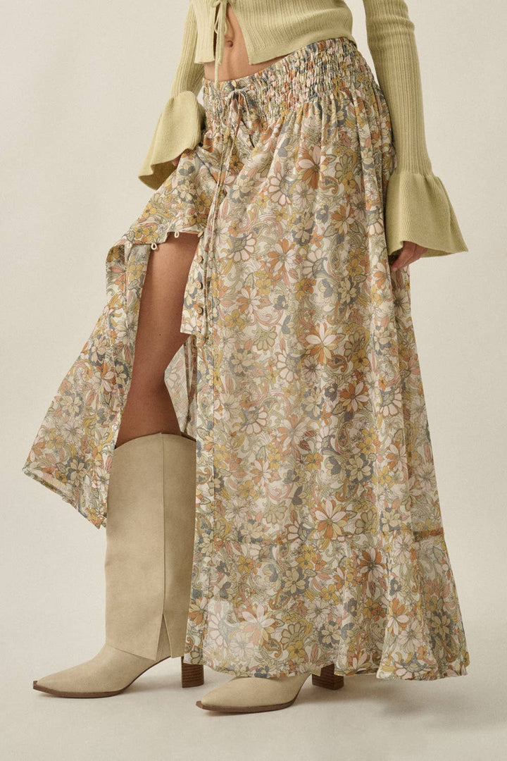Flora Floral Maxi Skirt