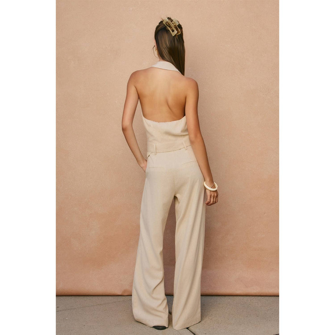 Bari Halter Neck Jumpsuit